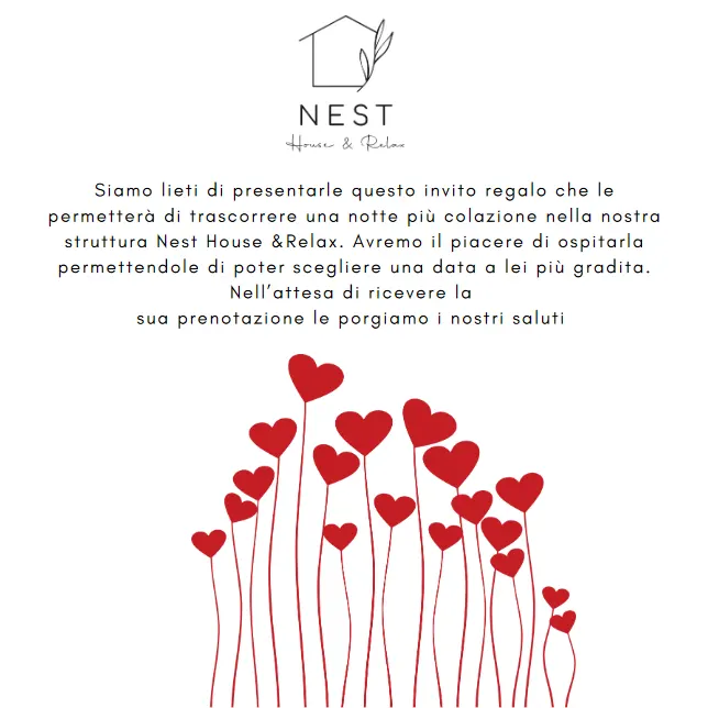 Invito | NEST - House & Relax | B&B
